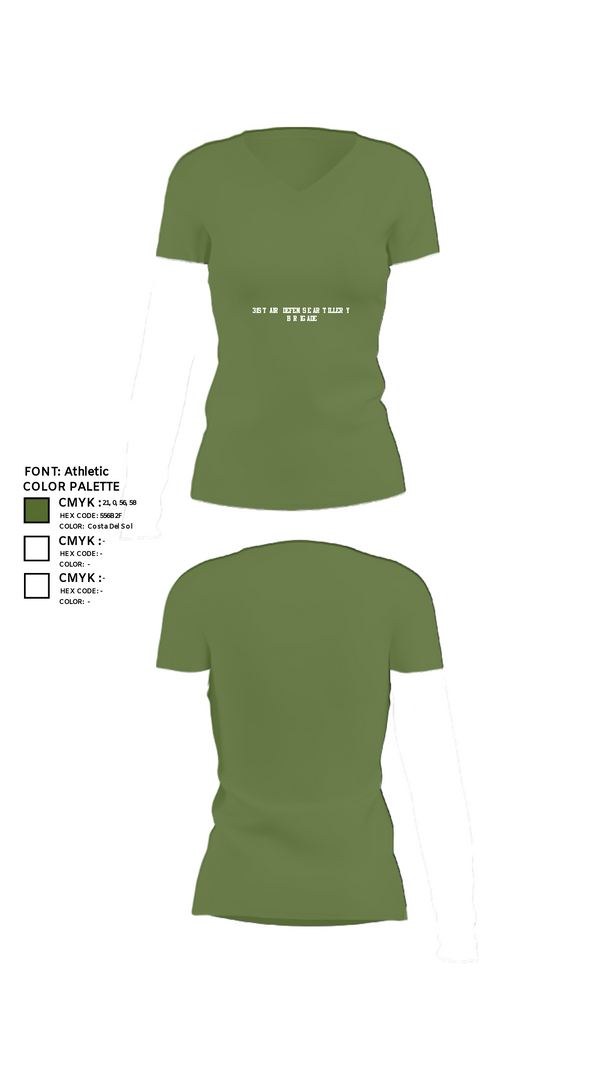 Women's Short Sleeve Vneck Shirt, 31st Air Defense Artillery Brigade, Army, Teamtime, Team time, sublimation, custom sports apparel, team uniforms, spirit wear, spiritwear, sports uniforms, custom shirts, team store, custom team store, fundraiser sports, apparel fundraiser