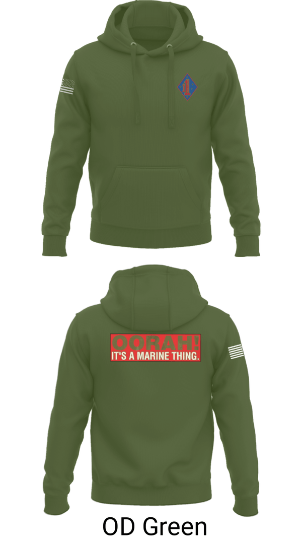 Hoodie, 1st Marine Regiment, Marines, Teamtime, Team time, sublimation, custom sports apparel, team uniforms, spirit wear, spiritwear, sports uniforms, custom shirts, team store, custom team store, fundraiser sports, apparel fundraiser
