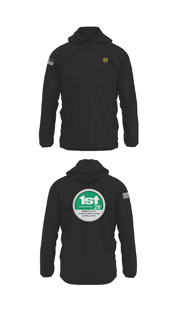 Windbreaker, 28th MP Company, National Guard, Teamtime, Team time, sublimation, custom sports apparel, team uniforms, spirit wear, spiritwear, sports uniforms, custom shirts, team store, custom team store, fundraiser sports, apparel fundraiser