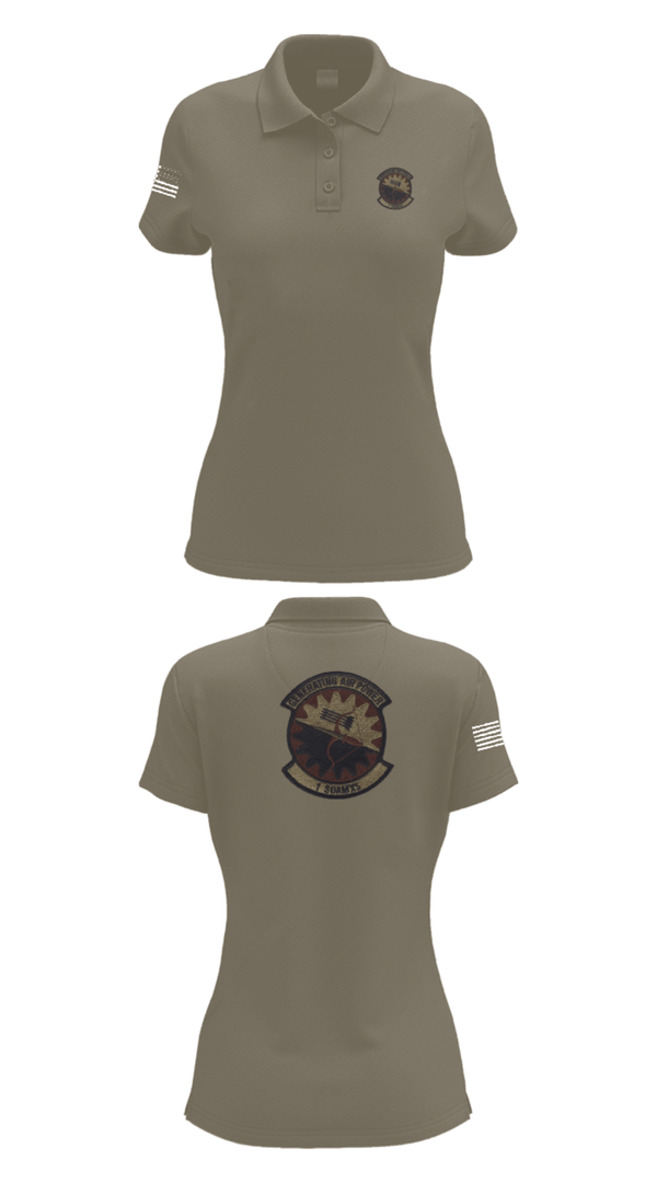 Womens Short Sleeve Performance Polo, 1 SOAMXS, Air Force, Teamtime, Team time, sublimation, custom sports apparel, team uniforms, spirit wear, spiritwear, sports uniforms, custom shirts, team store, custom team store, fundraiser sports, apparel fundraiser