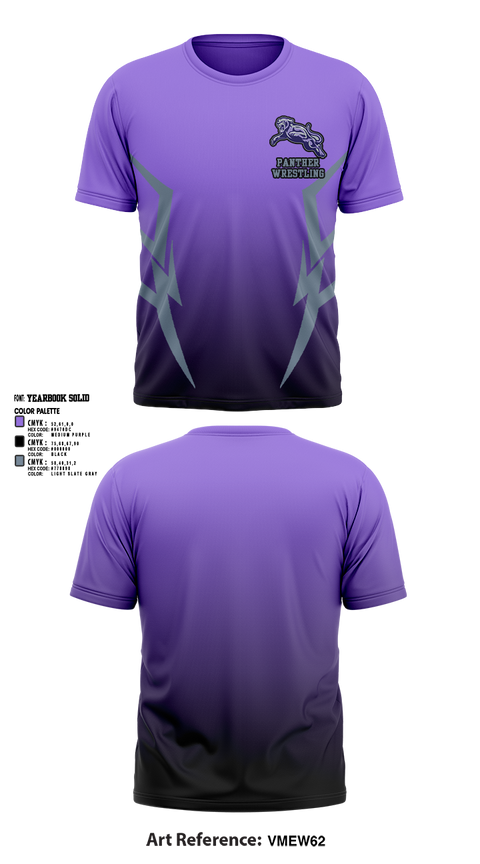 Short Sleeve Performance Shirt, Panther, Wrestling, Teamtime, Team time, sublimation, custom sports apparel, team uniforms, spirit wear, spiritwear, sports uniforms, custom shirts, team store, custom team store, fundraiser sports, apparel fundraiser