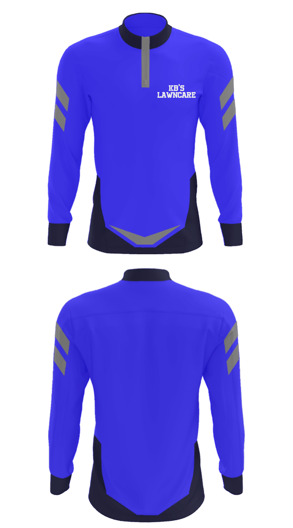 Quarter Zip Jacket, KB’s LawnCare, , Teamtime, Team time, sublimation, custom sports apparel, team uniforms, spirit wear, spiritwear, sports uniforms, custom shirts, team store, custom team store, fundraiser sports, apparel fundraiser