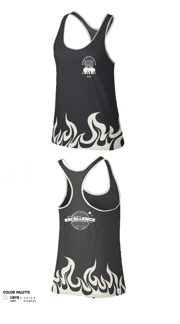 Tank Top, Athletic Black Excellence, Track & Field, Teamtime, Team time, sublimation, custom sports apparel, team uniforms, spirit wear, spiritwear, sports uniforms, custom shirts, team store, custom team store, fundraiser sports, apparel fundraiser