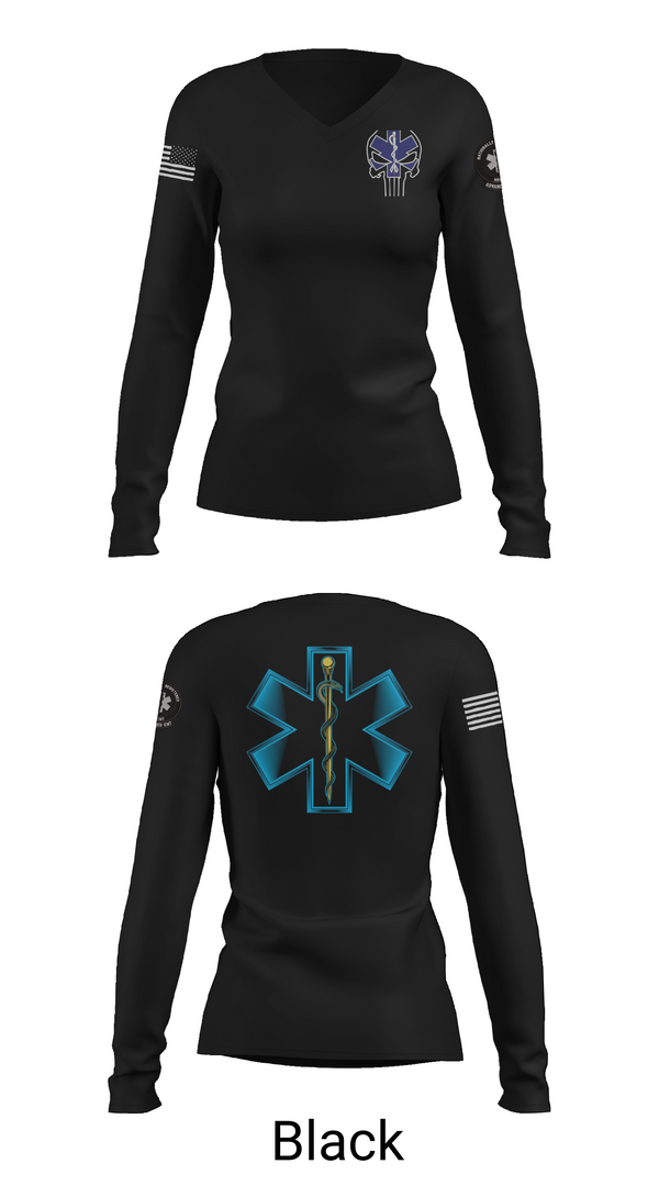 Womens Long Sleeve Vneck Shirt, 700, Army, Teamtime, Team time, sublimation, custom sports apparel, team uniforms, spirit wear, spiritwear, sports uniforms, custom shirts, team store, custom team store, fundraiser sports, apparel fundraiser