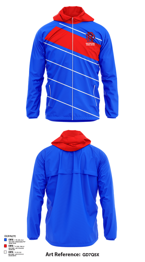 Windbreaker, Dan River High School Soccer, Men's Soccer, Teamtime, Team time, sublimation, custom sports apparel, team uniforms, spirit wear, spiritwear, sports uniforms, custom shirts, team store, custom team store, fundraiser sports, apparel fundraiser