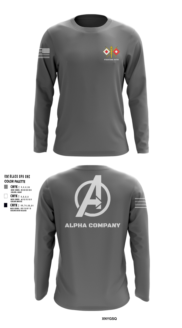 Long Sleeve Performance Shirt, Alpha Company, Army, Teamtime, Team time, sublimation, custom sports apparel, team uniforms, spirit wear, spiritwear, sports uniforms, custom shirts, team store, custom team store, fundraiser sports, apparel fundraiser