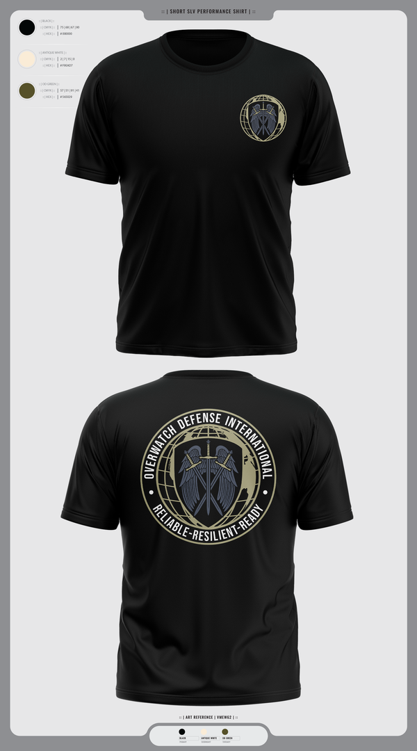 Short Sleeve Performance Shirt, Overwatch Defense International, , Teamtime, Team time, sublimation, custom sports apparel, team uniforms, spirit wear, spiritwear, sports uniforms, custom shirts, team store, custom team store, fundraiser sports, apparel fundraiser