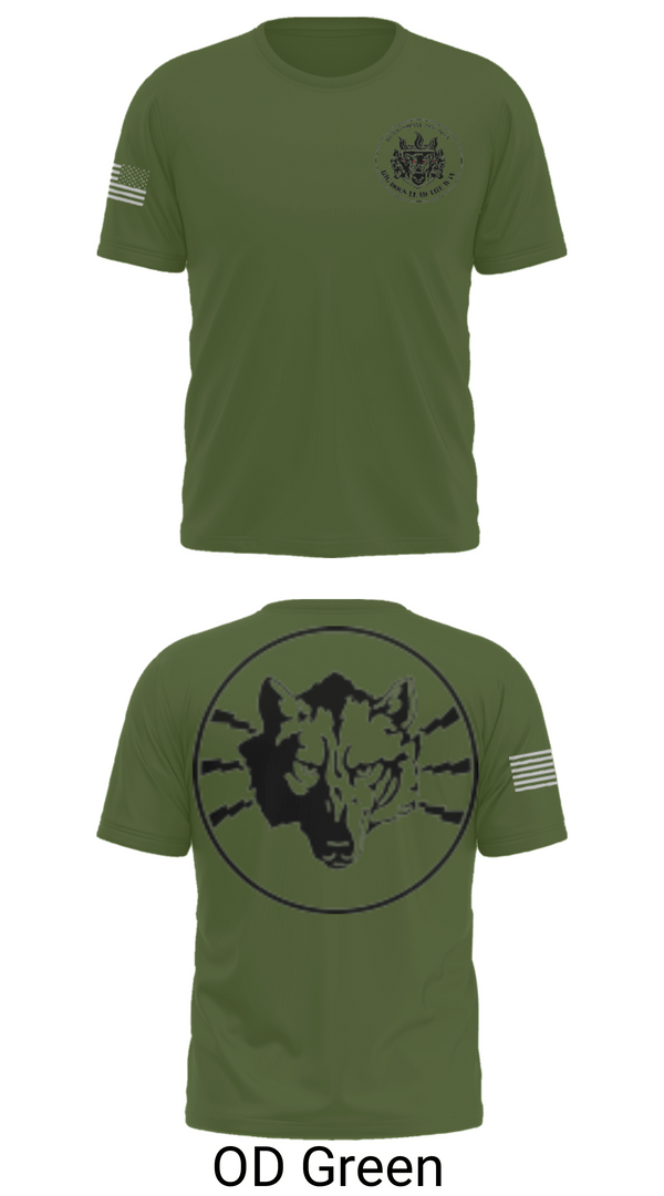 Old School Cotton Feel Shirt, Wolves, Bravo, 305th MI, Army, Teamtime, Team time, sublimation, custom sports apparel, team uniforms, spirit wear, spiritwear, sports uniforms, custom shirts, team store, custom team store, fundraiser sports, apparel fundraiser