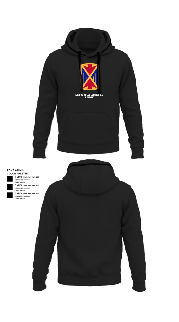 Hoodie, 10th Army Air and Missile Command, Army, Teamtime, Team time, sublimation, custom sports apparel, team uniforms, spirit wear, spiritwear, sports uniforms, custom shirts, team store, custom team store, fundraiser sports, apparel fundraiser