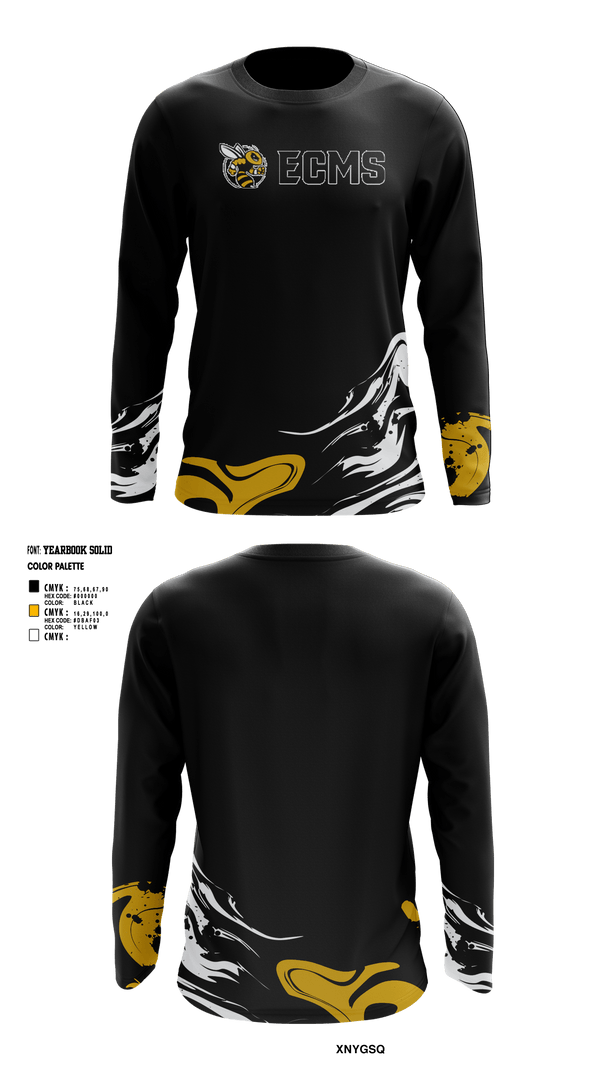 Long Sleeve Performance Shirt, Elizabeth City Middle School Football, Football, Teamtime, Team time, sublimation, custom sports apparel, team uniforms, spirit wear, spiritwear, sports uniforms, custom shirts, team store, custom team store, fundraiser sports, apparel fundraiser