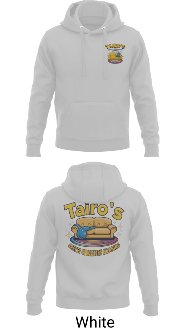Hoodie, Tairo’s Carpet & Upholstery Cleaning, , Teamtime, Team time, sublimation, custom sports apparel, team uniforms, spirit wear, spiritwear, sports uniforms, custom shirts, team store, custom team store, fundraiser sports, apparel fundraiser