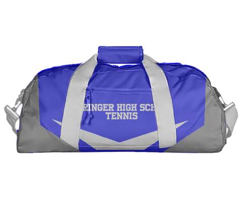 Duffle Bag, Garinger High School Tennis, Spirit Store, Teamtime, Team time, sublimation, custom sports apparel, team uniforms, spirit wear, spiritwear, sports uniforms, custom shirts, team store, custom team store, fundraiser sports, apparel fundraiser