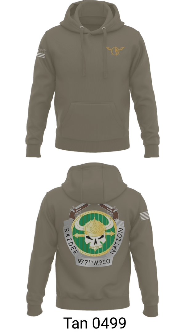 Hoodie, 977 MP CO, Army, Teamtime, Team time, sublimation, custom sports apparel, team uniforms, spirit wear, spiritwear, sports uniforms, custom shirts, team store, custom team store, fundraiser sports, apparel fundraiser