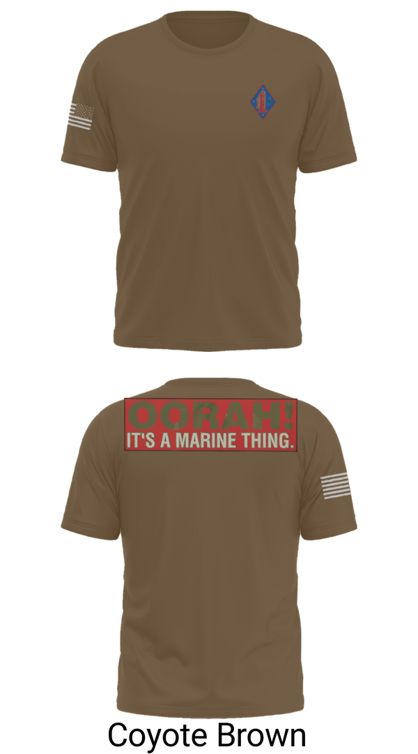 Short Sleeve Performance Shirt, 1st Marine Regiment, Marines, Teamtime, Team time, sublimation, custom sports apparel, team uniforms, spirit wear, spiritwear, sports uniforms, custom shirts, team store, custom team store, fundraiser sports, apparel fundraiser