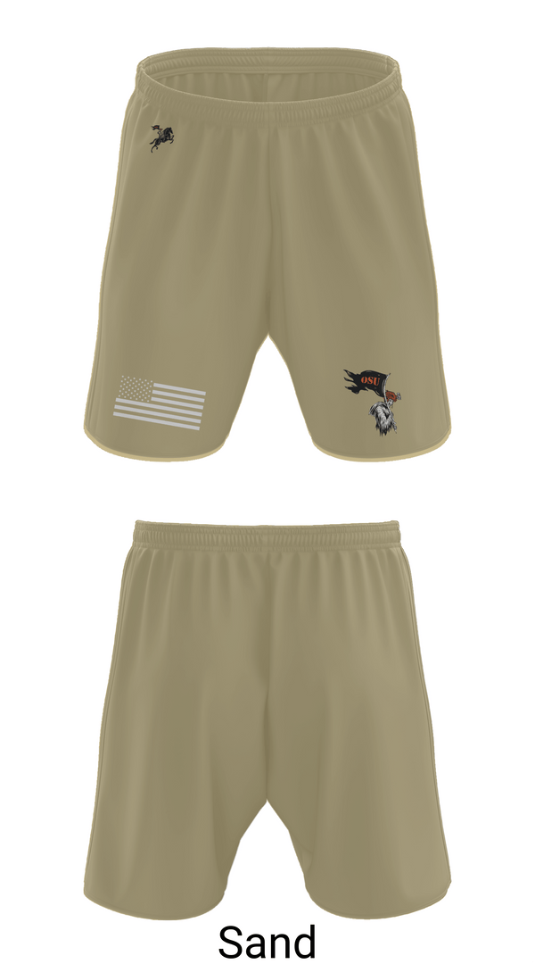 Athletic Shorts With Pockets, Oklahoma State University Ranger Challenge, Army, Teamtime, Team time, sublimation, custom sports apparel, team uniforms, spirit wear, spiritwear, sports uniforms, custom shirts, team store, custom team store, fundraiser sports, apparel fundraiser