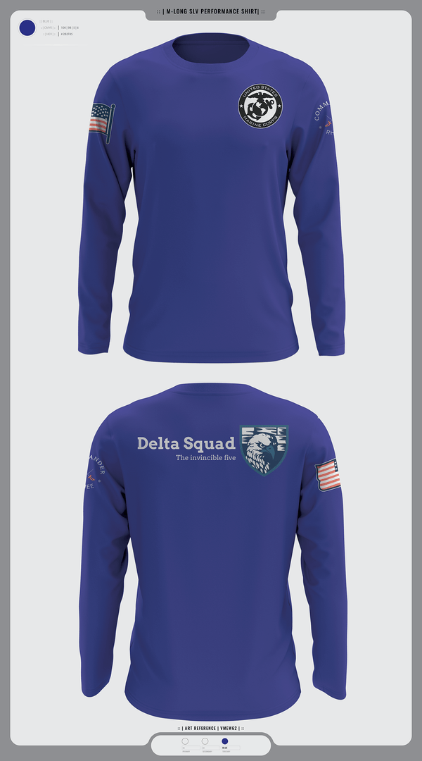 Long Sleeve Performance Shirt, Marine Corps, Marines, Teamtime, Team time, sublimation, custom sports apparel, team uniforms, spirit wear, spiritwear, sports uniforms, custom shirts, team store, custom team store, fundraiser sports, apparel fundraiser