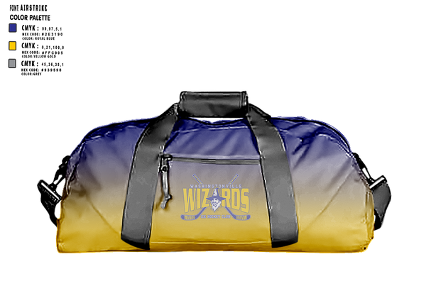 Duffle Bag, Washingtonville Ice Hockey Club, Ice Hockey, Teamtime, Team time, sublimation, custom sports apparel, team uniforms, spirit wear, spiritwear, sports uniforms, custom shirts, team store, custom team store, fundraiser sports, apparel fundraiser