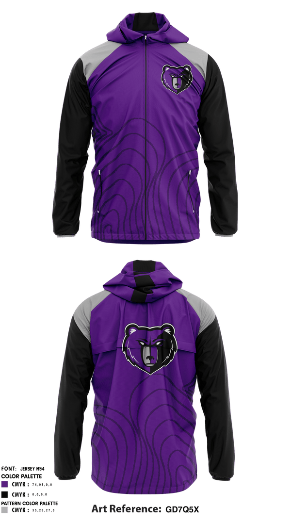 Windbreaker, Rocky Mountain High School Soccer, Men's Soccer, Teamtime, Team time, sublimation, custom sports apparel, team uniforms, spirit wear, spiritwear, sports uniforms, custom shirts, team store, custom team store, fundraiser sports, apparel fundraiser