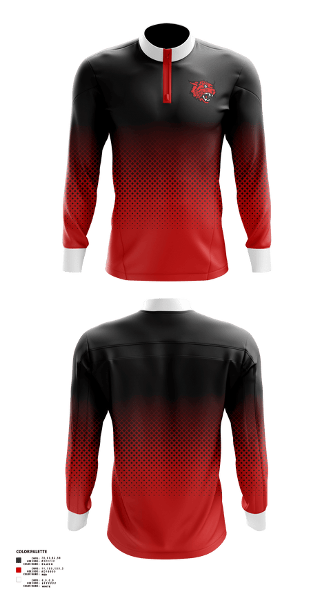 Quarter Zip Jacket, Kirbyville High School Basketball, Women's Basketball, Teamtime, Team time, sublimation, custom sports apparel, team uniforms, spirit wear, spiritwear, sports uniforms, custom shirts, team store, custom team store, fundraiser sports, apparel fundraiser