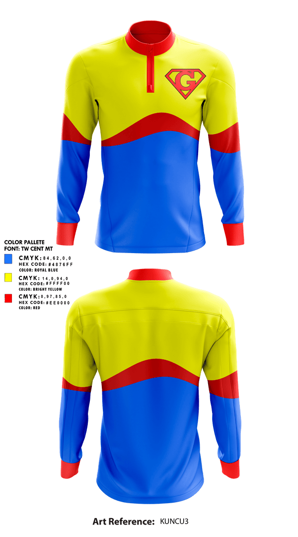 Quarter Zip Jacket, G-Funk Entertainment, , Teamtime, Team time, sublimation, custom sports apparel, team uniforms, spirit wear, spiritwear, sports uniforms, custom shirts, team store, custom team store, fundraiser sports, apparel fundraiser