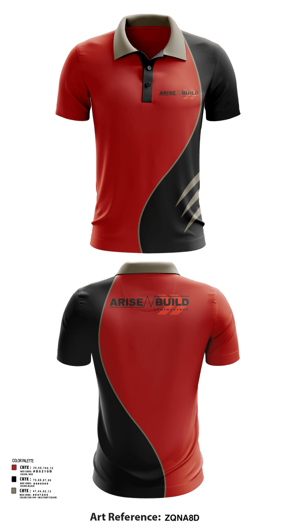 Short Sleeve Performance Polo, Arise N Build, , Teamtime, Team time, sublimation, custom sports apparel, team uniforms, spirit wear, spiritwear, sports uniforms, custom shirts, team store, custom team store, fundraiser sports, apparel fundraiser