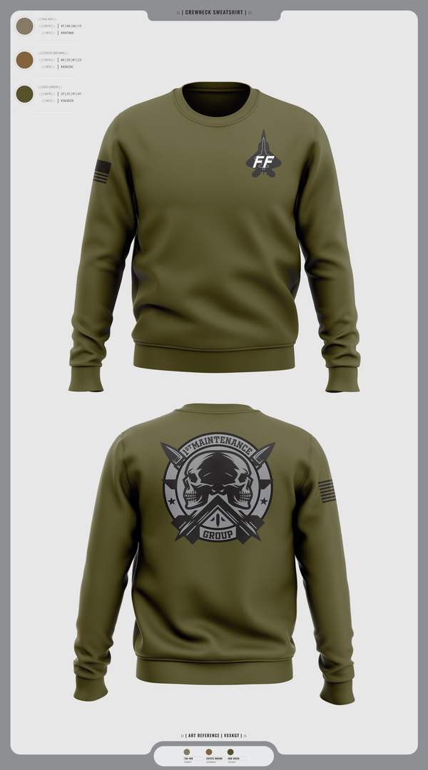 Crew Neck Sweatshirt, 1 mxg, Air Force, Teamtime, Team time, sublimation, custom sports apparel, team uniforms, spirit wear, spiritwear, sports uniforms, custom shirts, team store, custom team store, fundraiser sports, apparel fundraiser