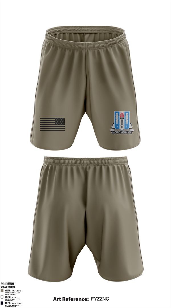 Athletic Shorts With Pockets, HHD 205th MI BN, Army, Teamtime, Team time, sublimation, custom sports apparel, team uniforms, spirit wear, spiritwear, sports uniforms, custom shirts, team store, custom team store, fundraiser sports, apparel fundraiser