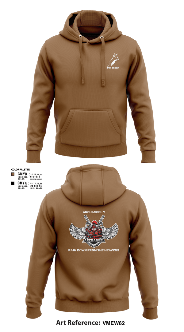 Hoodie, Fox troop, Army, Teamtime, Team time, sublimation, custom sports apparel, team uniforms, spirit wear, spiritwear, sports uniforms, custom shirts, team store, custom team store, fundraiser sports, apparel fundraiser