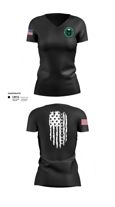 Womens Short Sleeve Vneck Shirt, Warrant & Extradition, Police, Teamtime, Team time, sublimation, custom sports apparel, team uniforms, spirit wear, spiritwear, sports uniforms, custom shirts, team store, custom team store, fundraiser sports, apparel fundraiser