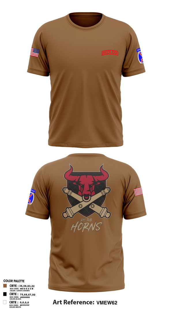 Old School Cotton Feel Shirt, BRAVO BULLS, Army, Teamtime, Team time, sublimation, custom sports apparel, team uniforms, spirit wear, spiritwear, sports uniforms, custom shirts, team store, custom team store, fundraiser sports, apparel fundraiser