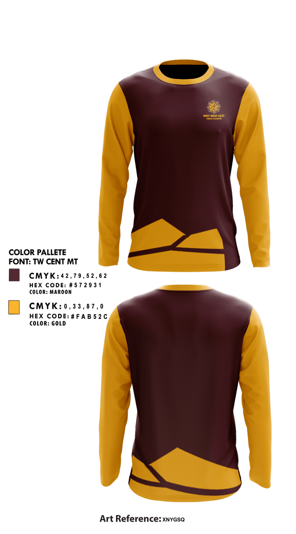 Long Sleeve Performance Shirt, West Bend East High School Cross Country, Cross Country, Teamtime, Team time, sublimation, custom sports apparel, team uniforms, spirit wear, spiritwear, sports uniforms, custom shirts, team store, custom team store, fundraiser sports, apparel fundraiser