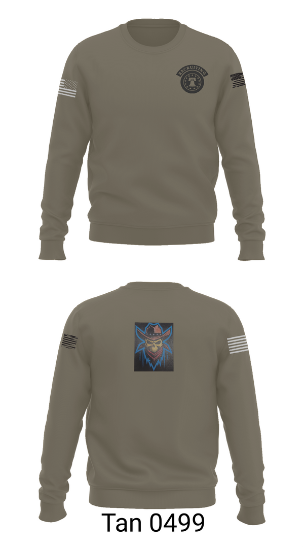 Crew Neck Sweatshirt, U.S. Army Recruiting Eau Claire, Army, Teamtime, Team time, sublimation, custom sports apparel, team uniforms, spirit wear, spiritwear, sports uniforms, custom shirts, team store, custom team store, fundraiser sports, apparel fundraiser