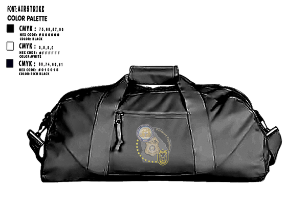 Duffle Bag, Police Department Academy, , Teamtime, Team time, sublimation, custom sports apparel, team uniforms, spirit wear, spiritwear, sports uniforms, custom shirts, team store, custom team store, fundraiser sports, apparel fundraiser