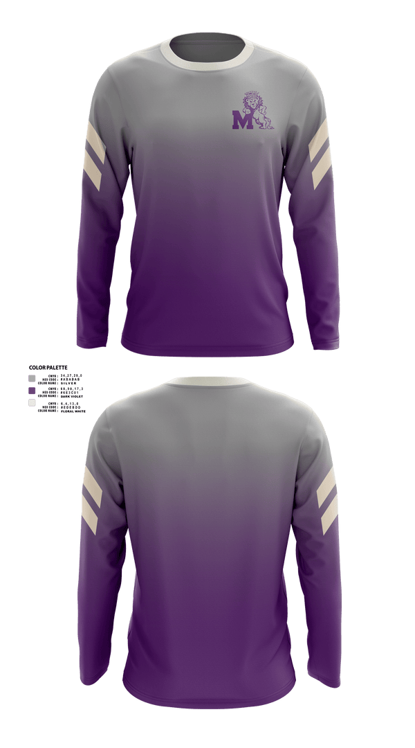 Long Sleeve Performance Shirt, Manzano Monarchs, Men's Basketball, Teamtime, Team time, sublimation, custom sports apparel, team uniforms, spirit wear, spiritwear, sports uniforms, custom shirts, team store, custom team store, fundraiser sports, apparel fundraiser