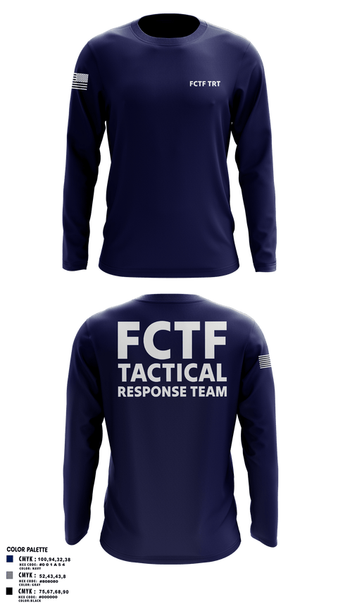 Long Sleeve Performance Shirt, FCTF TRT, Police, Teamtime, Team time, sublimation, custom sports apparel, team uniforms, spirit wear, spiritwear, sports uniforms, custom shirts, team store, custom team store, fundraiser sports, apparel fundraiser