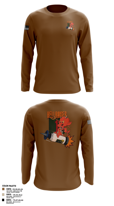 Long Sleeve Performance Shirt, , Army, Teamtime, Team time, sublimation, custom sports apparel, team uniforms, spirit wear, spiritwear, sports uniforms, custom shirts, team store, custom team store, fundraiser sports, apparel fundraiser
