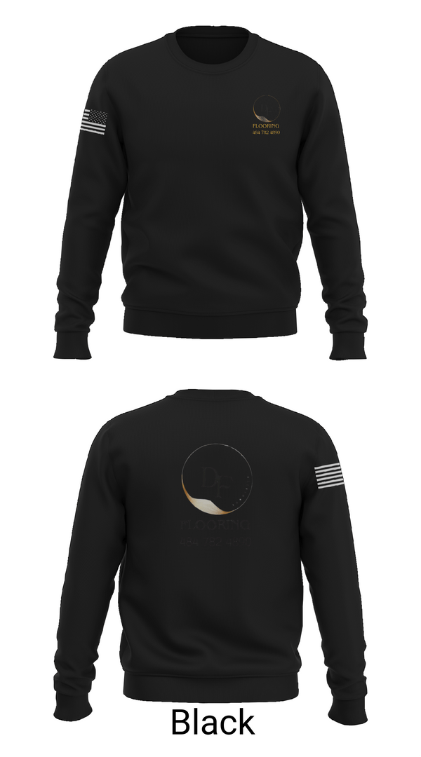 Crew Neck Sweatshirt, DF EXQUISITE FLOORING, , Teamtime, Team time, sublimation, custom sports apparel, team uniforms, spirit wear, spiritwear, sports uniforms, custom shirts, team store, custom team store, fundraiser sports, apparel fundraiser