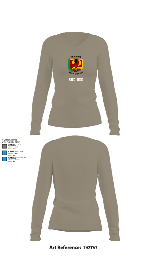 Women's Long Sleeve Vneck Shirt, 2nd Reg, , Teamtime, Team time, sublimation, custom sports apparel, team uniforms, spirit wear, spiritwear, sports uniforms, custom shirts, team store, custom team store, fundraiser sports, apparel fundraiser