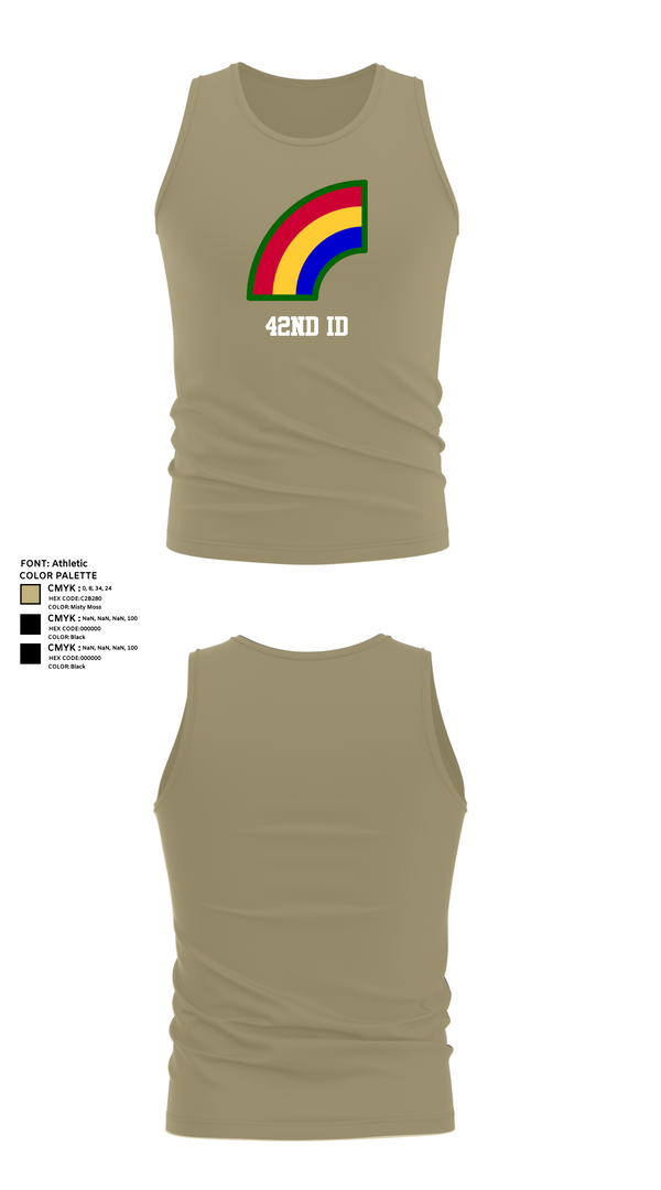 Tank Top, 42nd ID, Army, Teamtime, Team time, sublimation, custom sports apparel, team uniforms, spirit wear, spiritwear, sports uniforms, custom shirts, team store, custom team store, fundraiser sports, apparel fundraiser