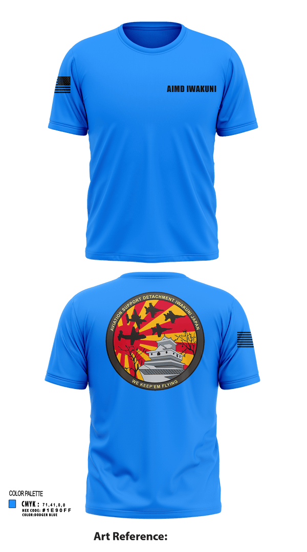 Short Sleeve Performance Shirt, AIMD Iwakuni, Navy, Teamtime, Team time, sublimation, custom sports apparel, team uniforms, spirit wear, spiritwear, sports uniforms, custom shirts, team store, custom team store, fundraiser sports, apparel fundraiser