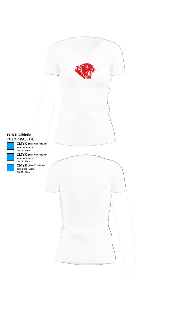 Womens Short Sleeve Vneck Shirt, Stigler Middle School Cheer, Cheer, Teamtime, Team time, sublimation, custom sports apparel, team uniforms, spirit wear, spiritwear, sports uniforms, custom shirts, team store, custom team store, fundraiser sports, apparel fundraiser