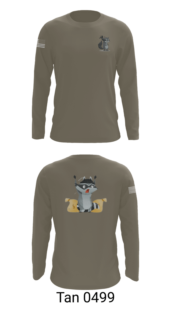 Long Sleeve Performance Shirt, 2-2 B Co., Army, Teamtime, Team time, sublimation, custom sports apparel, team uniforms, spirit wear, spiritwear, sports uniforms, custom shirts, team store, custom team store, fundraiser sports, apparel fundraiser