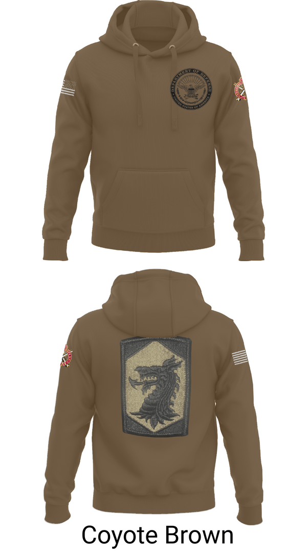 Hoodie, 445 Chemical Company, National Guard, Teamtime, Team time, sublimation, custom sports apparel, team uniforms, spirit wear, spiritwear, sports uniforms, custom shirts, team store, custom team store, fundraiser sports, apparel fundraiser