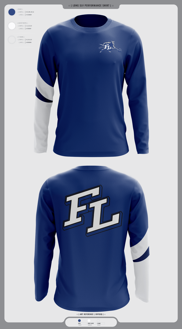 Long Sleeve Performance Shirt, Fort Lupton, Women's Volleyball, Teamtime, Team time, sublimation, custom sports apparel, team uniforms, spirit wear, spiritwear, sports uniforms, custom shirts, team store, custom team store, fundraiser sports, apparel fundraiser