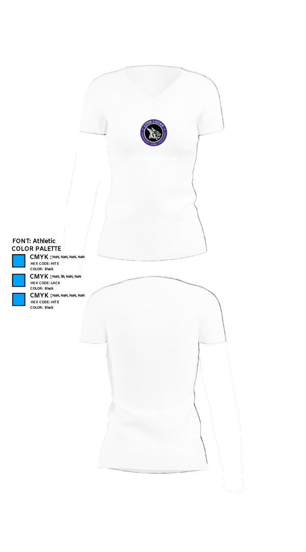 Womens Short Sleeve Vneck Shirt, Lynn Lucas Middle School Cheer, Cheer, Teamtime, Team time, sublimation, custom sports apparel, team uniforms, spirit wear, spiritwear, sports uniforms, custom shirts, team store, custom team store, fundraiser sports, apparel fundraiser