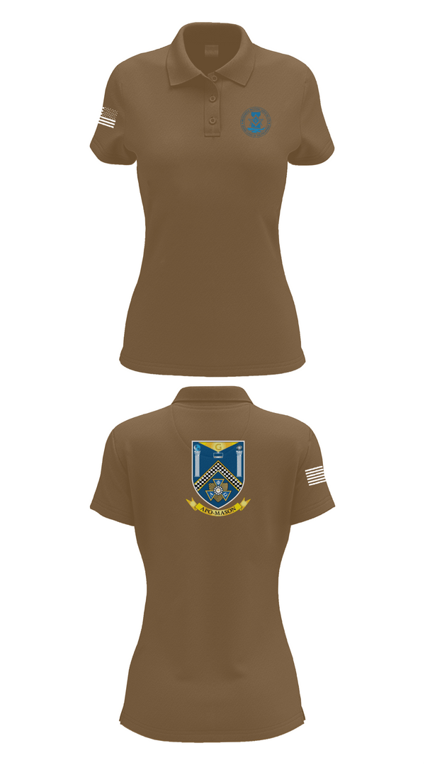 Womens Short Sleeve Performance Polo, 718 CES, Air Force, Teamtime, Team time, sublimation, custom sports apparel, team uniforms, spirit wear, spiritwear, sports uniforms, custom shirts, team store, custom team store, fundraiser sports, apparel fundraiser
