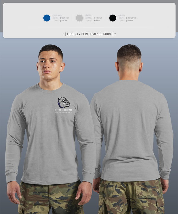 Long Sleeve Performance Shirt, Steam Academy at McCluer South Berkeley, Spirit Store, Teamtime, Team time, sublimation, custom sports apparel, team uniforms, spirit wear, spiritwear, sports uniforms, custom shirts, team store, custom team store, fundraiser sports, apparel fundraiser