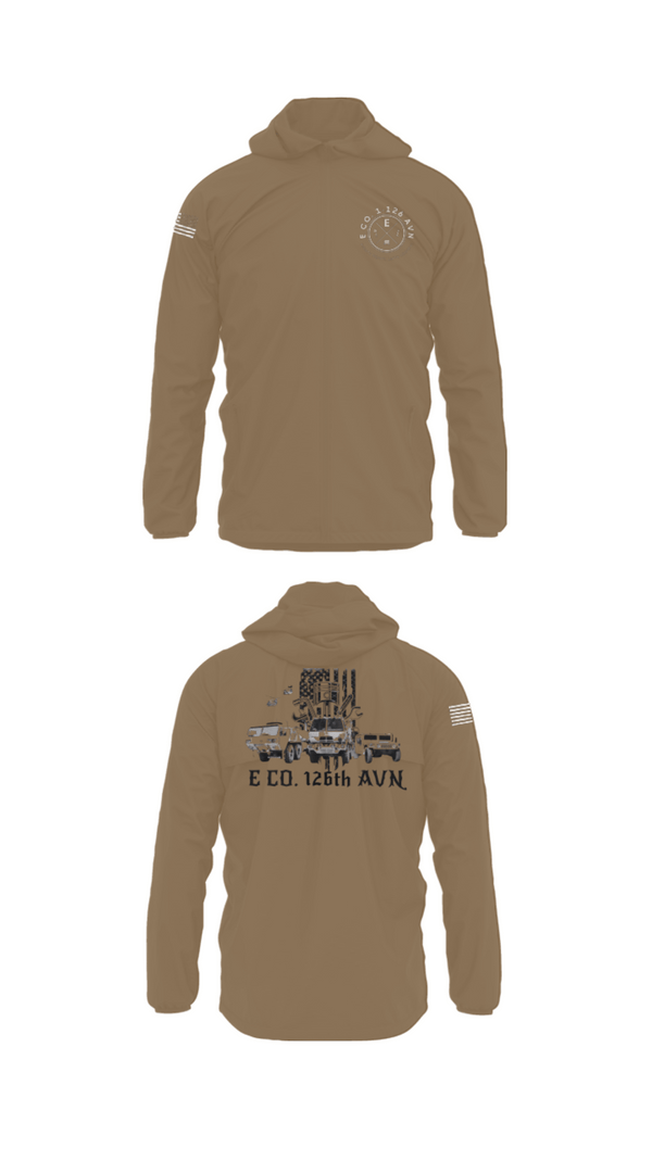 Windbreaker, B Co. 1-126AVN, Army, Teamtime, Team time, sublimation, custom sports apparel, team uniforms, spirit wear, spiritwear, sports uniforms, custom shirts, team store, custom team store, fundraiser sports, apparel fundraiser