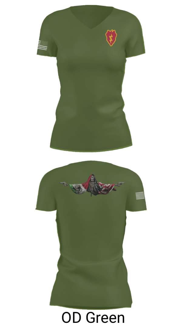 Women's Short Sleeve Vneck Shirt, 25th ID, Army, Teamtime, Team time, sublimation, custom sports apparel, team uniforms, spirit wear, spiritwear, sports uniforms, custom shirts, team store, custom team store, fundraiser sports, apparel fundraiser