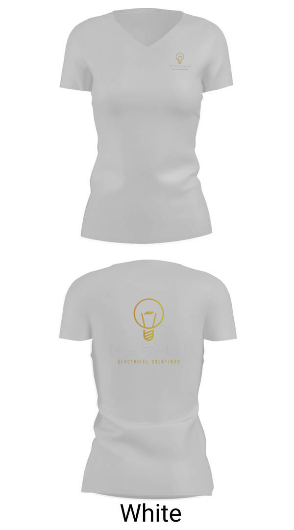Womens Short Sleeve Vneck Shirt, Fermin Electrical Solutions, , Teamtime, Team time, sublimation, custom sports apparel, team uniforms, spirit wear, spiritwear, sports uniforms, custom shirts, team store, custom team store, fundraiser sports, apparel fundraiser
